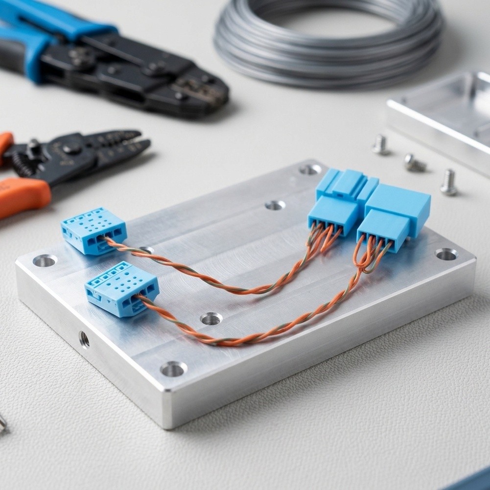 Audio Jumper Wire - Car Subwoofer Wiring Harness with Speaker