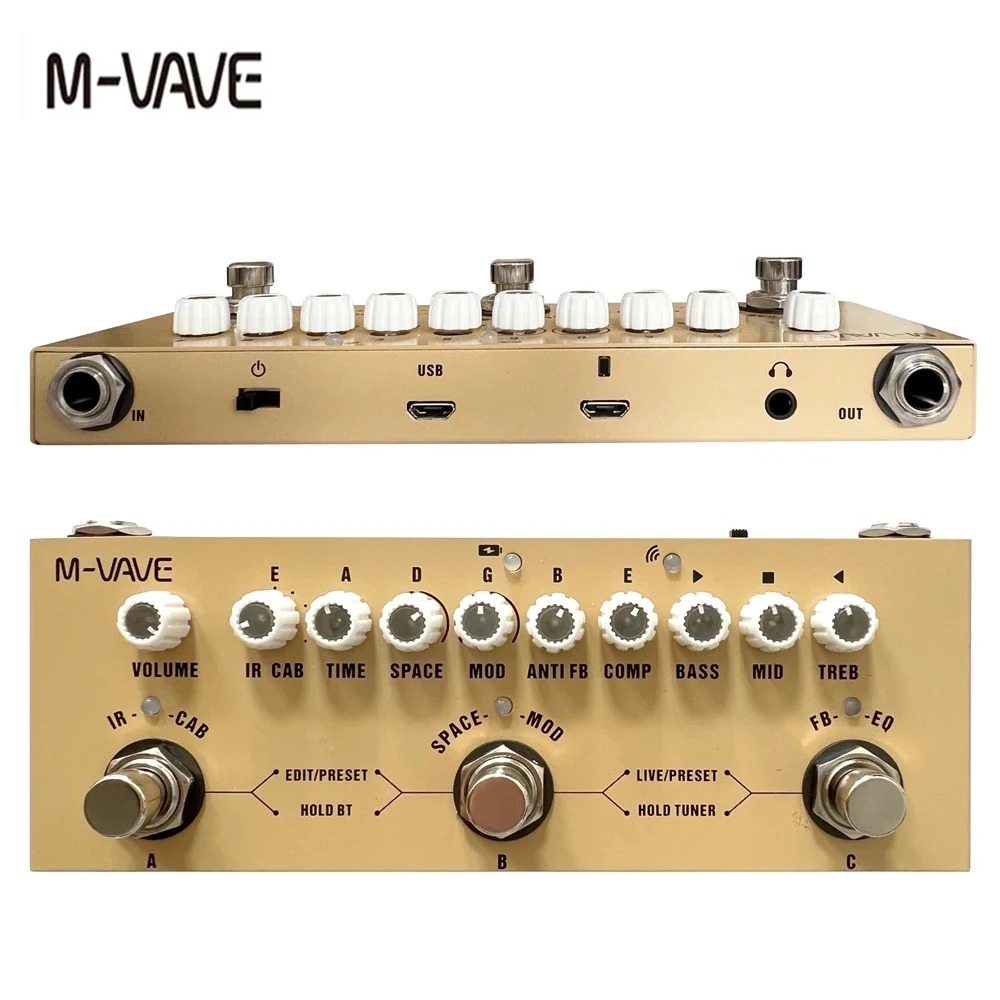 Audio Interface - M-vave Cube BABY Rechargeable Multi Effects