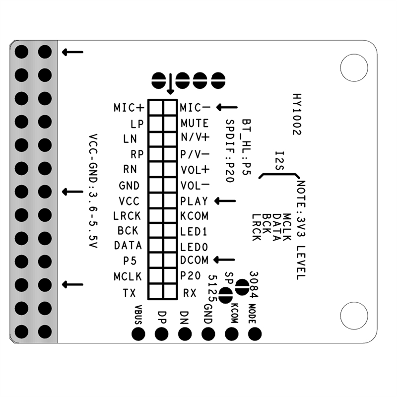 A46M-QCC3034 Bluetooth 5.1 APT - Sbc Audio Amplifier ulasan dan harga