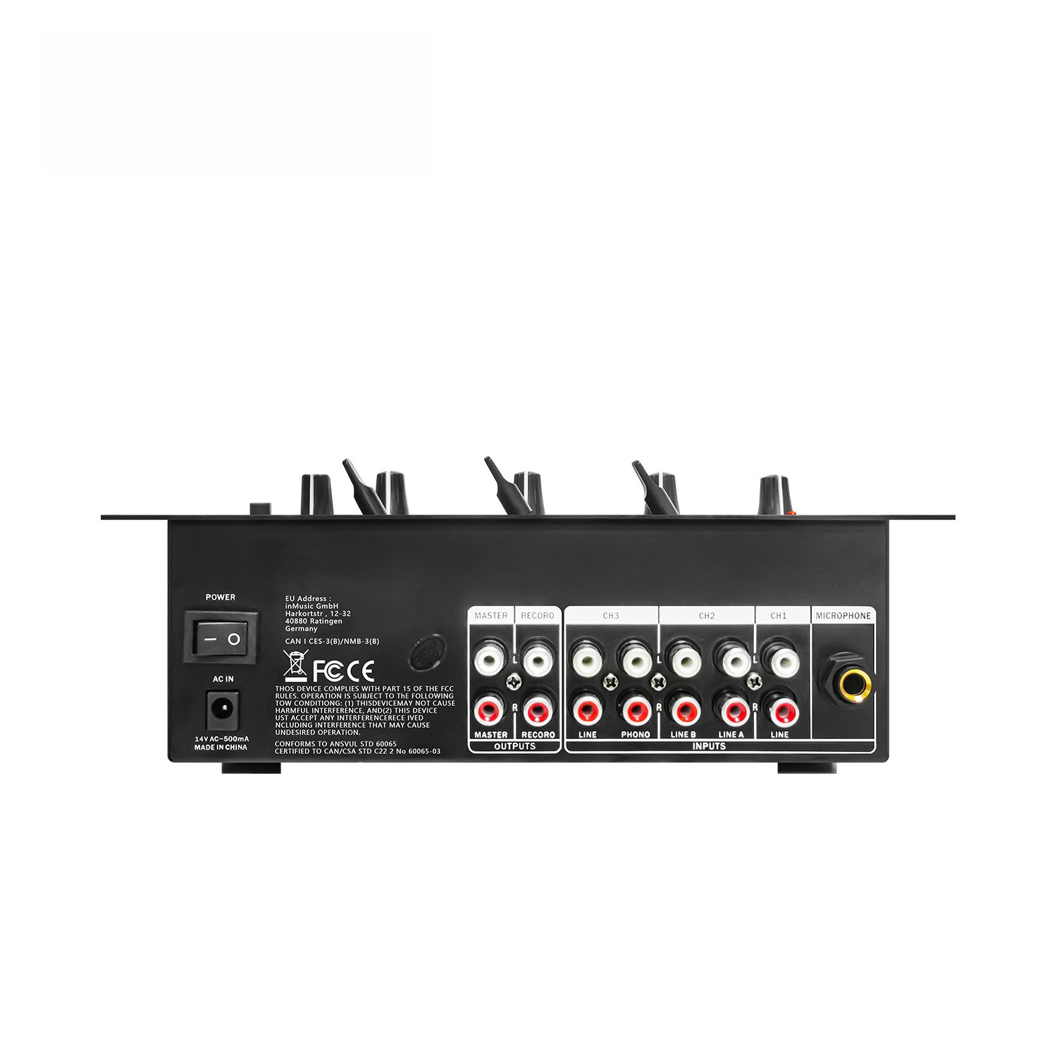 4-Channel DJ Mixer, Profession - Audio Interface ulasan dan harga
