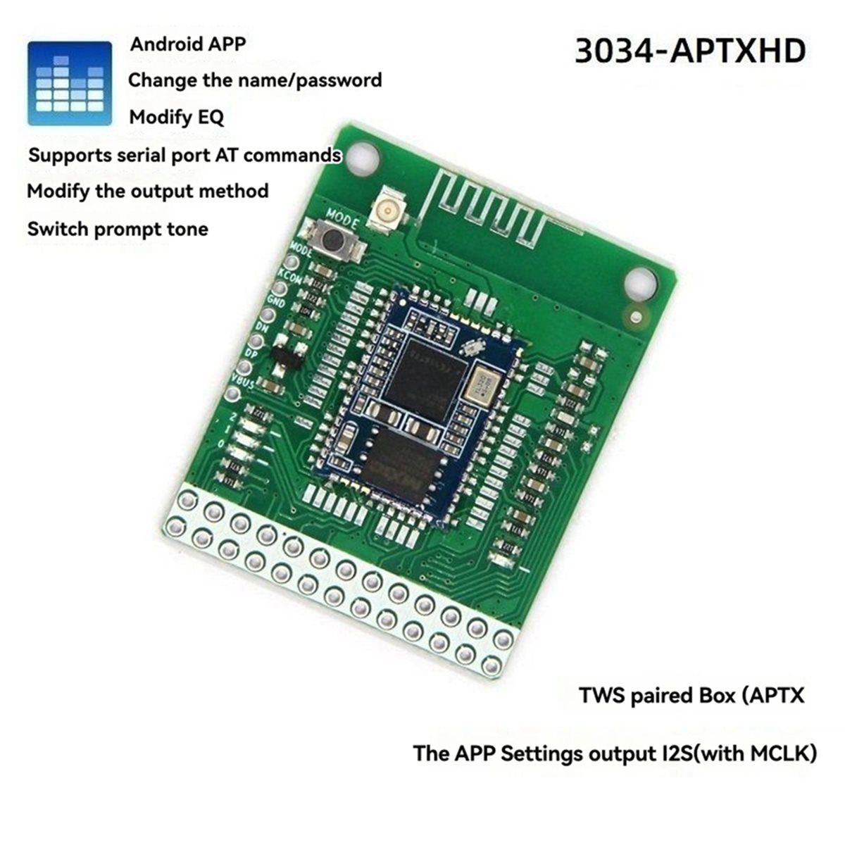 Y01A 2X QCC3034 Bluetooth 5.1  - Sbc Audio Amplifier ulasan dan harga
