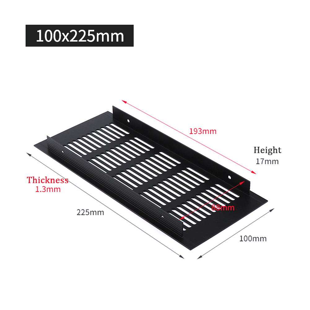 150/200/225/250/300/350/400mm  - Ventilation Grille Aluminum ulasan dan harga