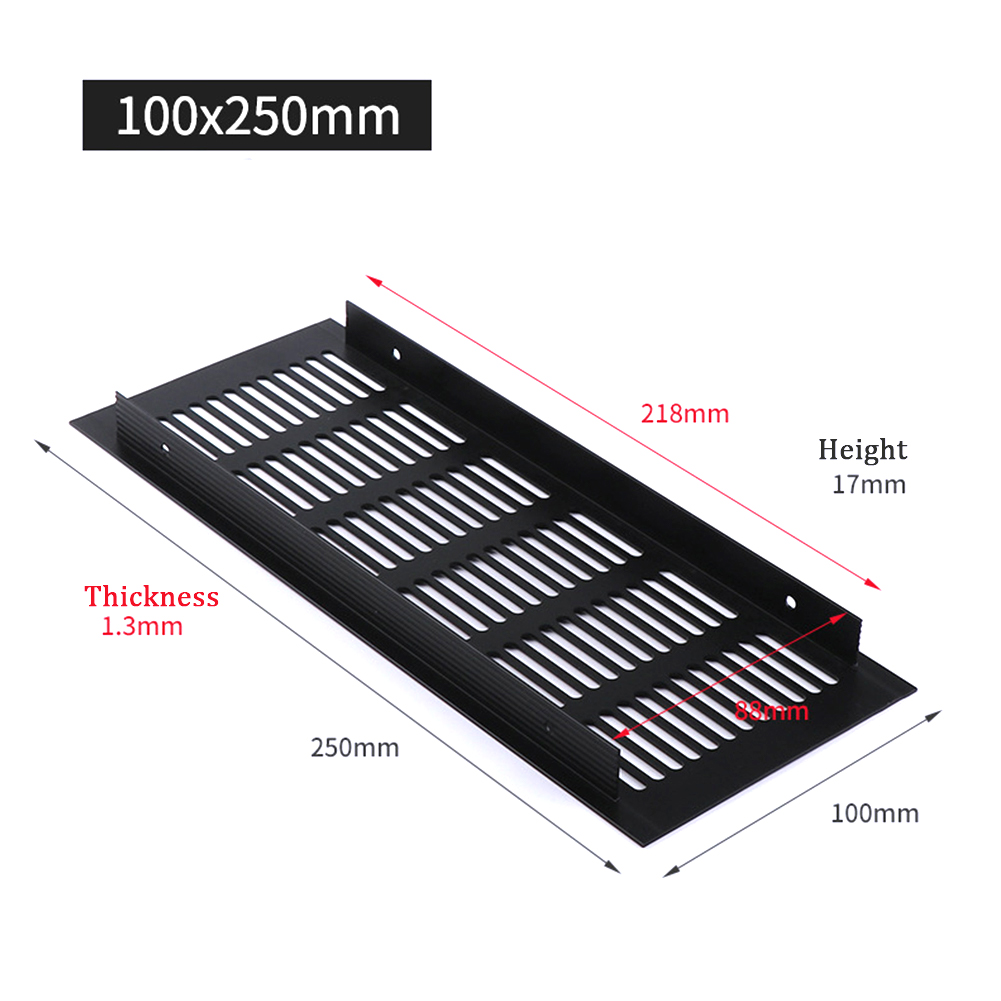 150/200/225/250/300/350/400mm  - Ventilation Grille Aluminum ulasan dan harga