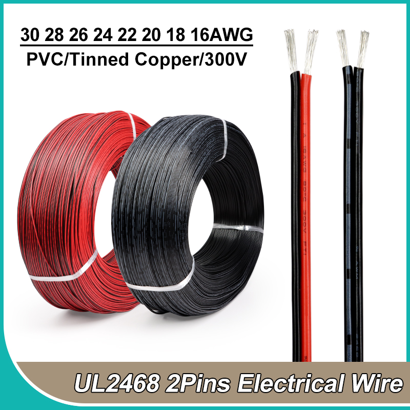 2 ~ 50m 2Pin Electrical Wires  - Audio Jumper Wire ulasan dan harga