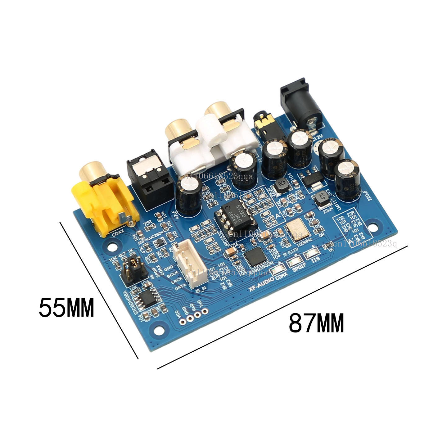 ES9039Q2M I2S DSD fiber, coaxi - Dac Board ulasan dan harga