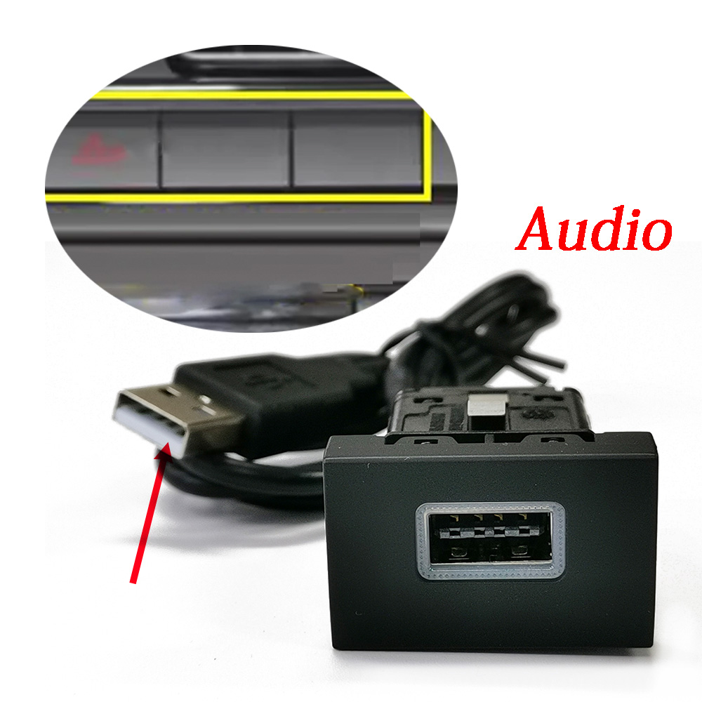 1PC Car USB Input Adapter Sock - Audio Interface ulasan dan harga