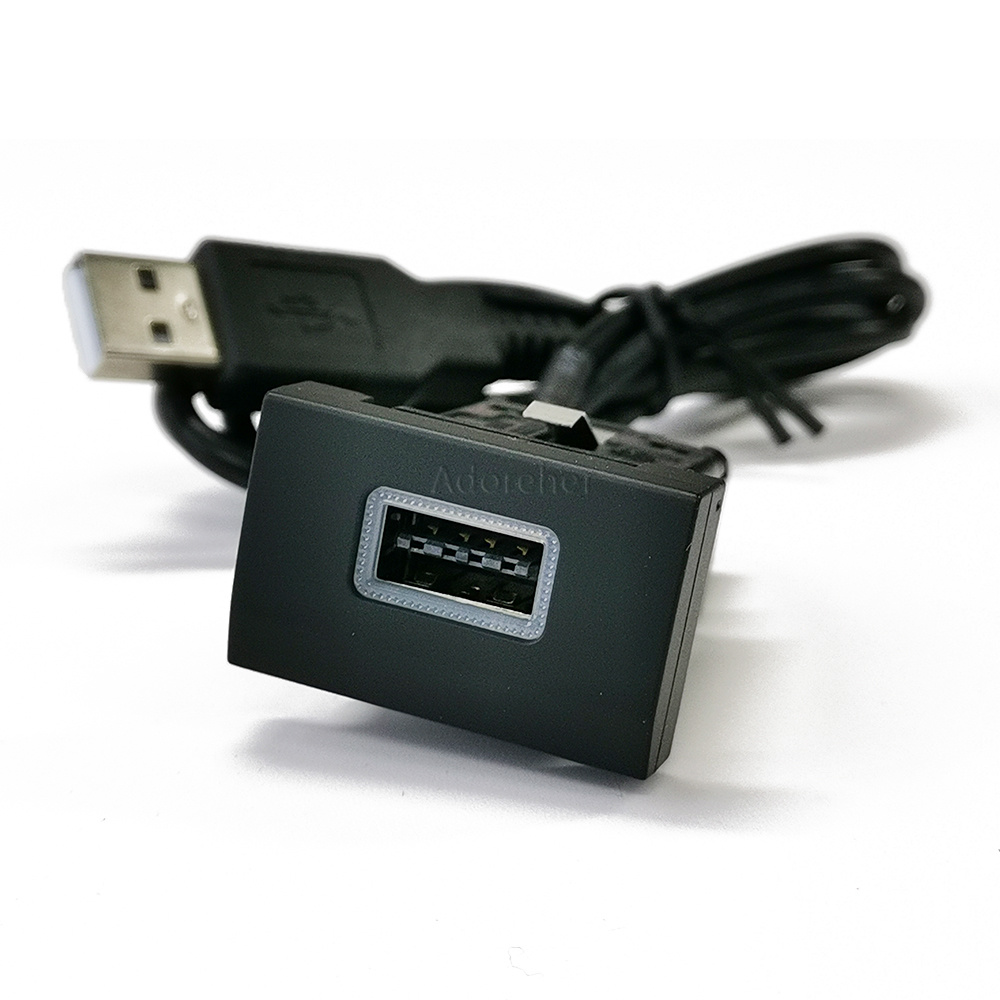 1PC Car USB Input Adapter Sock - Audio Interface ulasan dan harga