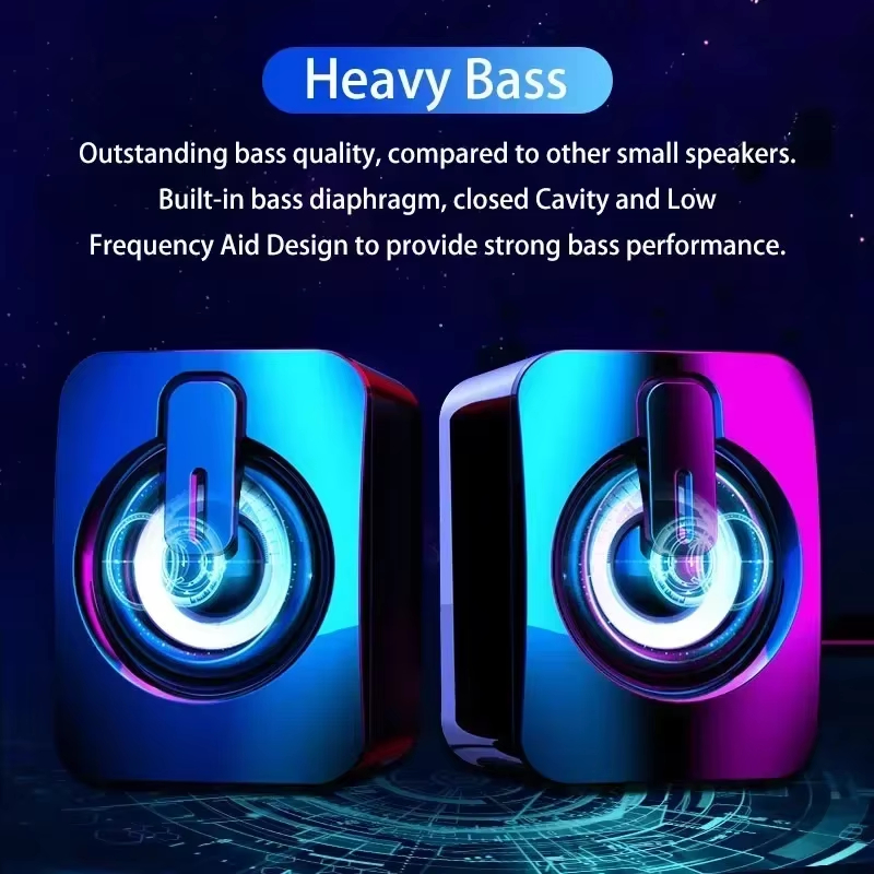 Portable Wired USB Speaker HiF - Speaker Wire ulasan dan harga