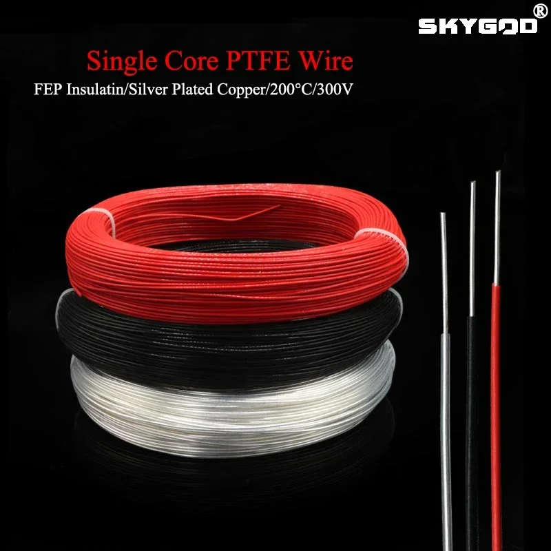 2/5/10/20/50M  Single Core PTF - Audio Jumper Wire ulasan dan harga