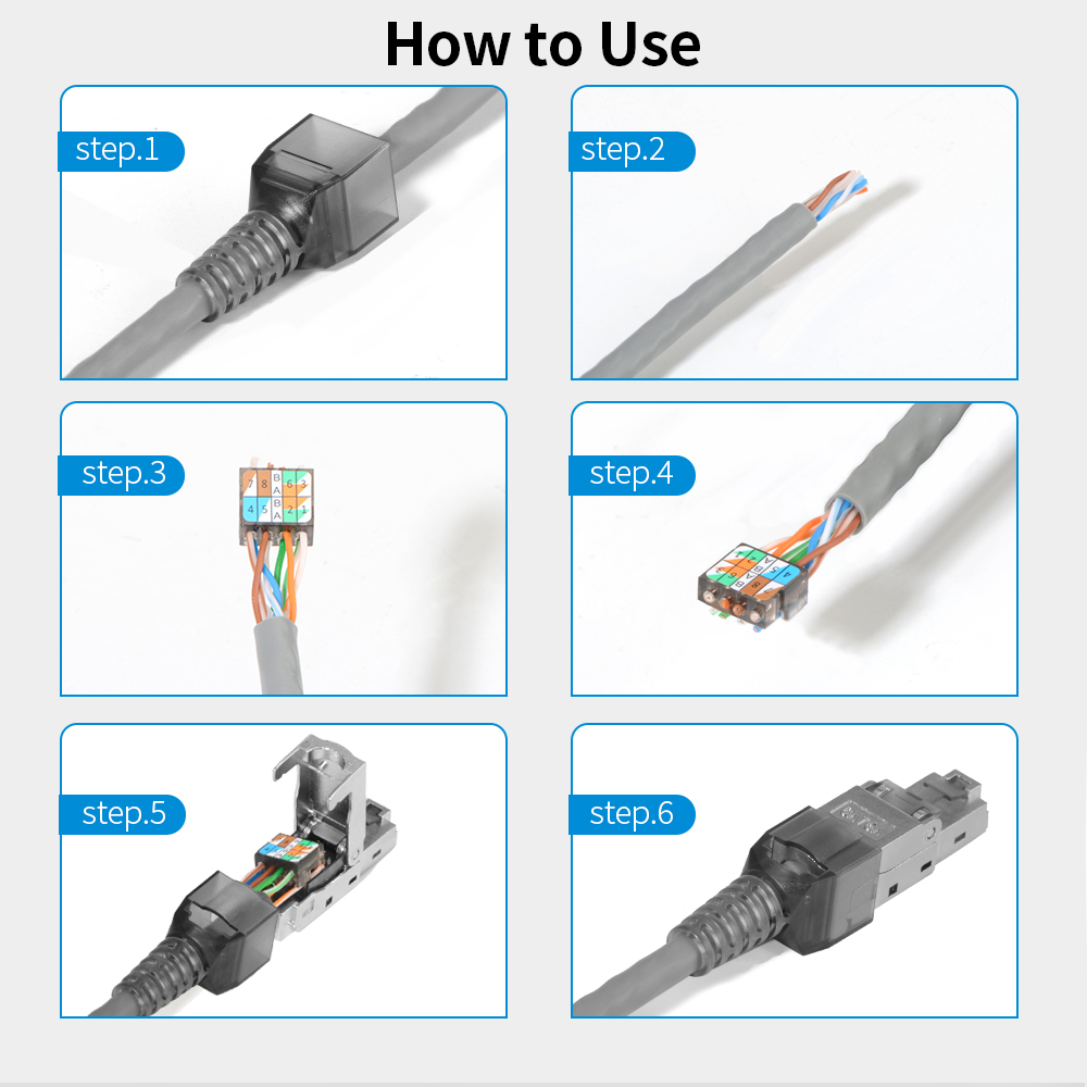 Cat6A/Cat6 Shielded RJ45 Tool- - Rj45 Jack ulasan dan harga