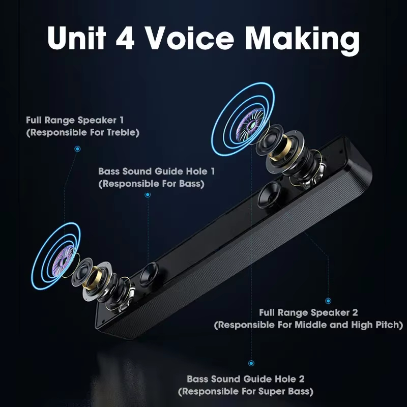 Bluetooth Soundbar for Home Th - Speaker Wire ulasan dan harga