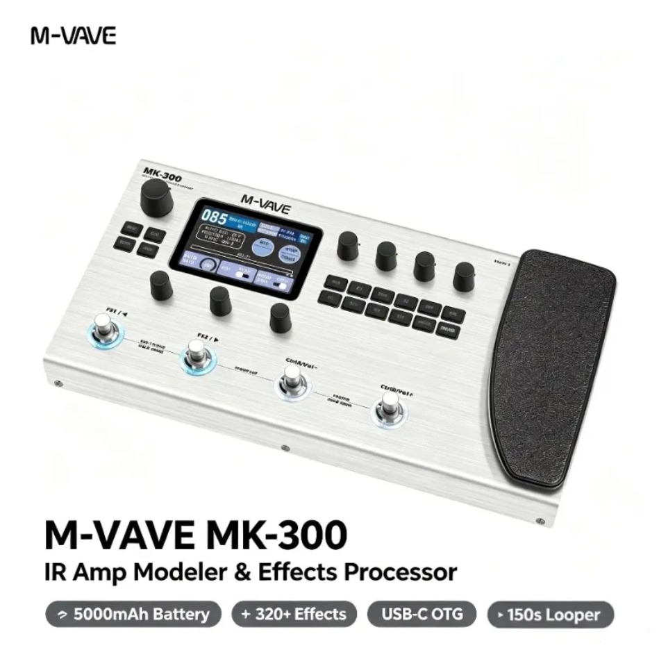 M-VAVE MK-300 Wireless Guitar  - Audio Interface ulasan dan harga