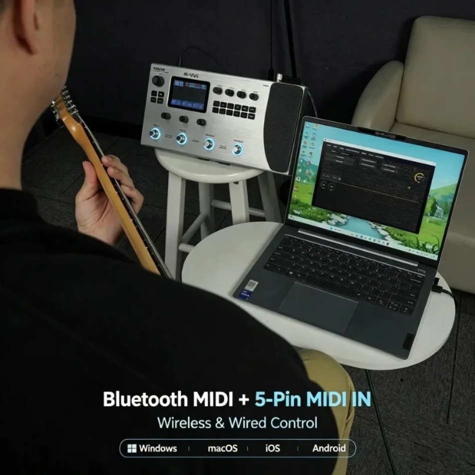 M-VAVE MK-300 Wireless Guitar  - Audio Interface ulasan dan harga