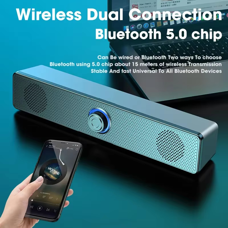 Bluetooth 5.0 4D Surround Soun - Speaker Wire ulasan dan harga
