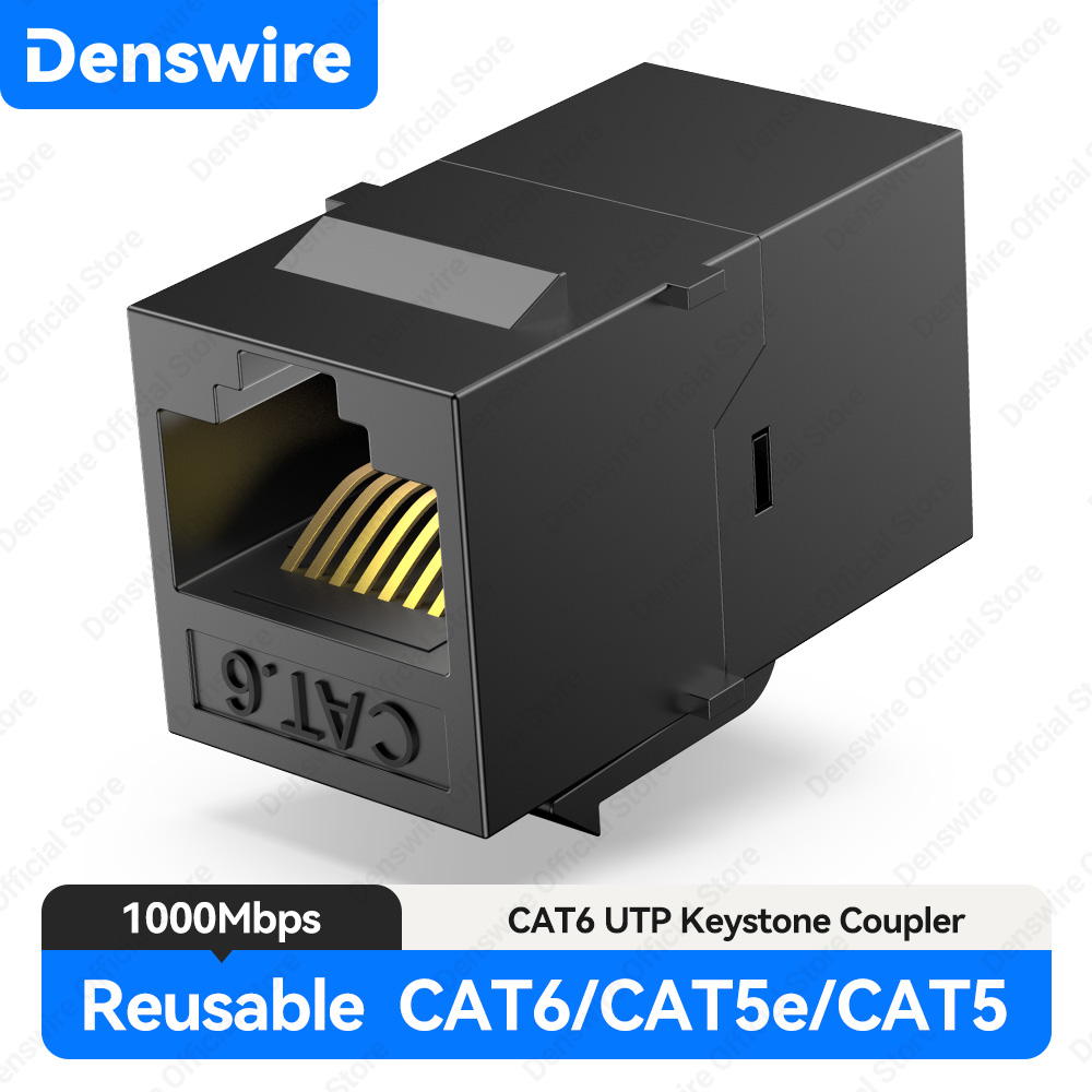 Denswire RJ45 CAT6 Inline Coup - Rj45 Jack ulasan dan harga