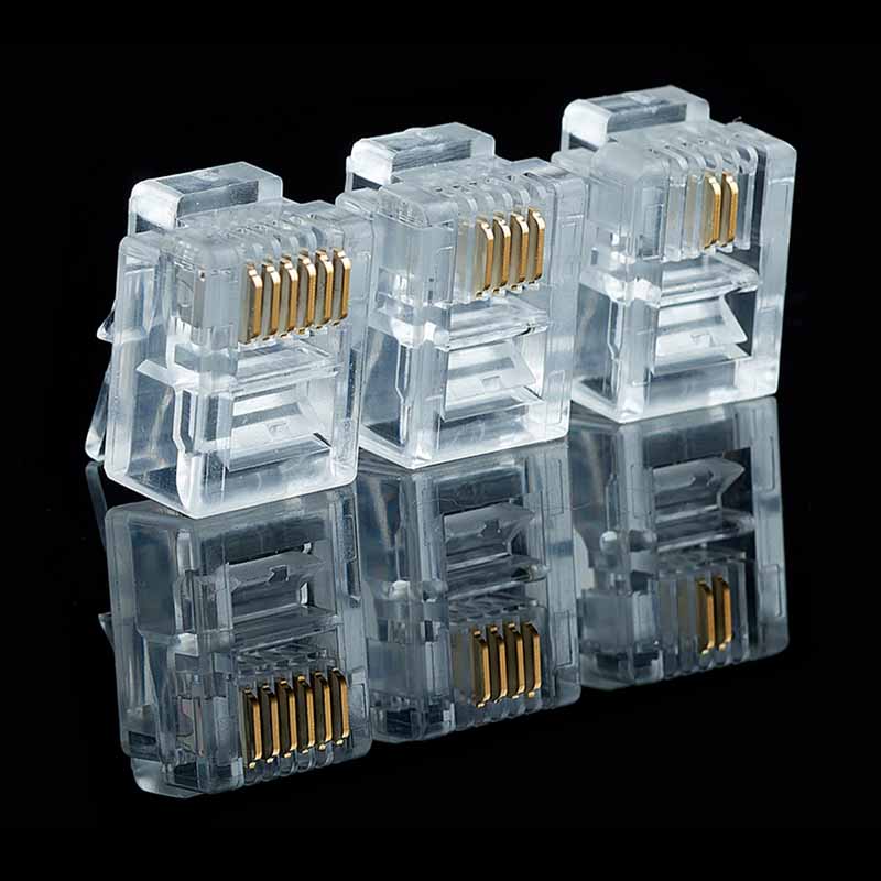 20/50/100PCS RJ11 6P2C 6P4C 6P - Rj45 Jack ulasan dan harga