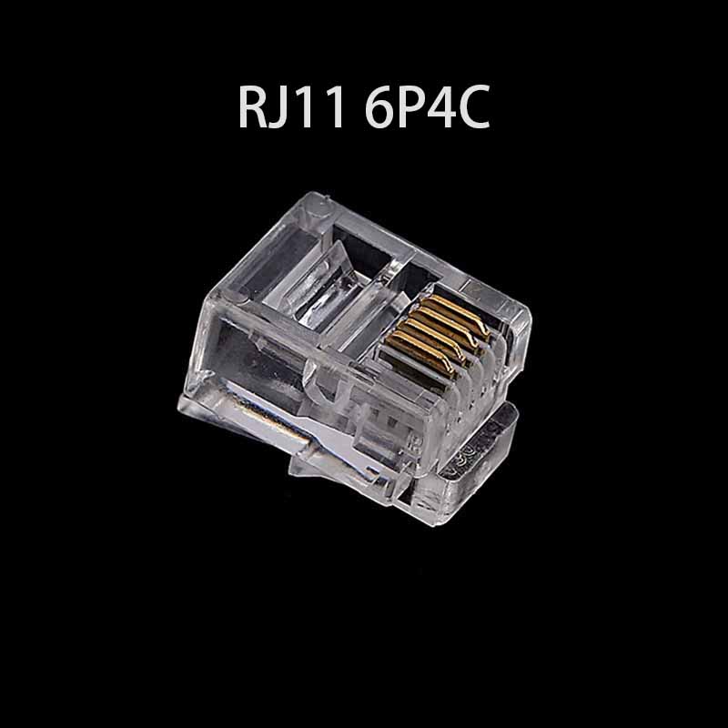 20/50/100PCS RJ11 6P2C 6P4C 6P - Rj45 Jack ulasan dan harga