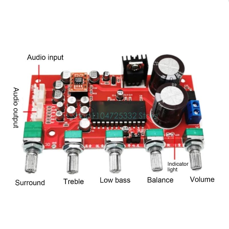 LM4610 Tone Preamp Sound Board - Volume Control Board ulasan dan harga