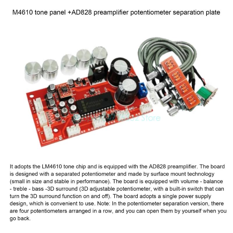 LM4610 Tone Preamp Sound Board - Volume Control Board ulasan dan harga
