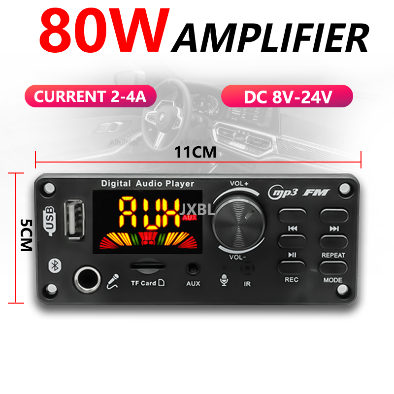 80W Bluetooth 5.0 MP3 Decoder  - Dac Board ulasan dan harga