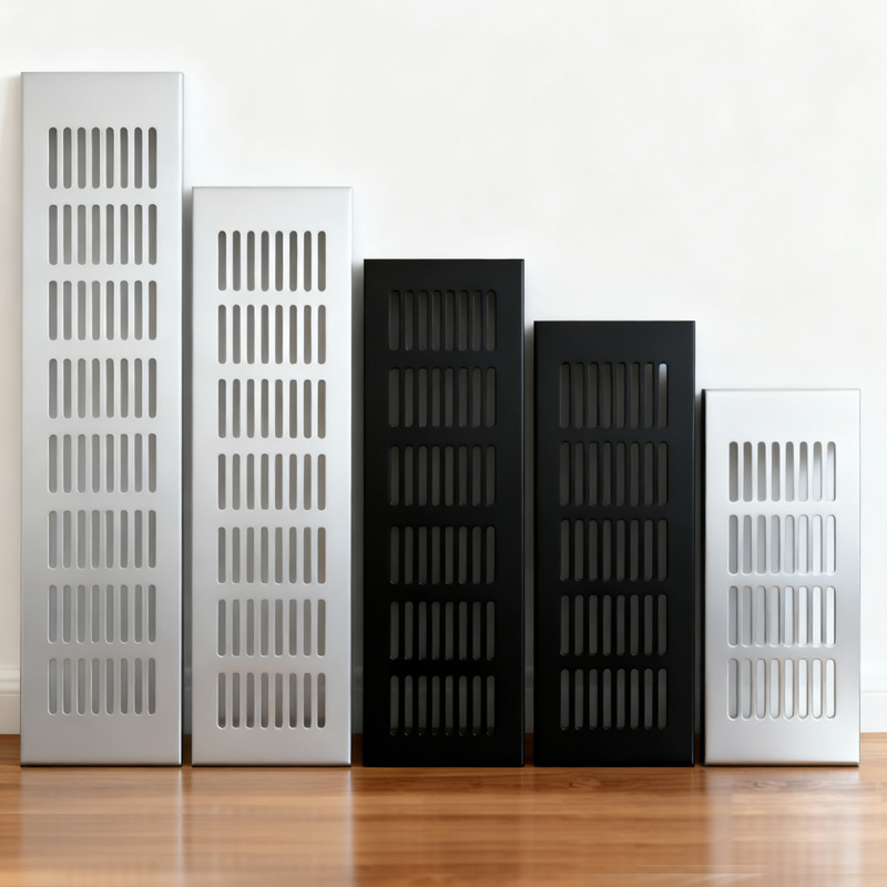 50/80mm Wide Vents Perforated  - Ventilation Grille Aluminum ulasan dan harga
