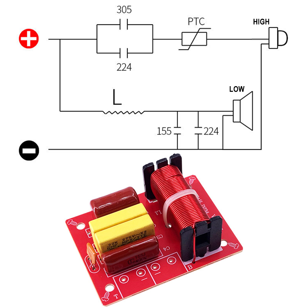 80/150W 2/3 Ways Crossover Aud - Speaker Crossover ulasan dan harga