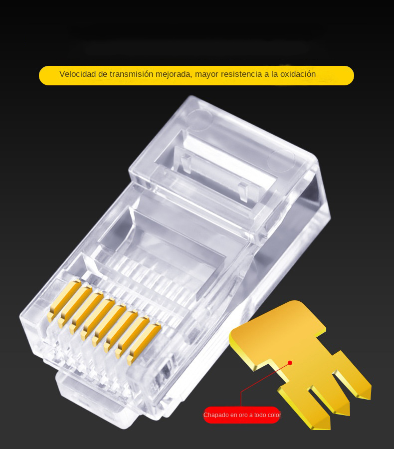 100pcs Cat6 Cat6e CAT5e RJ45 C - Rj45 Jack ulasan dan harga
