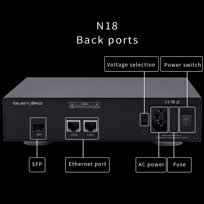 Gustard N18 N18pro Network Eth - Audio Interface ulasan dan harga