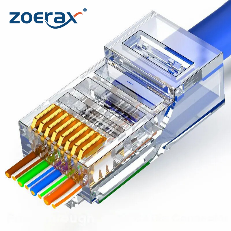 ZOERAX 50/100 PCS RJ45 Pass Th - Rj45 Jack ulasan dan harga