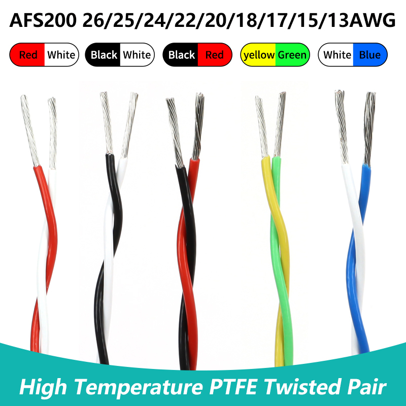 1/2/5/10/20m PTFE Wire AFS200  - Audio Jumper Wire ulasan dan harga