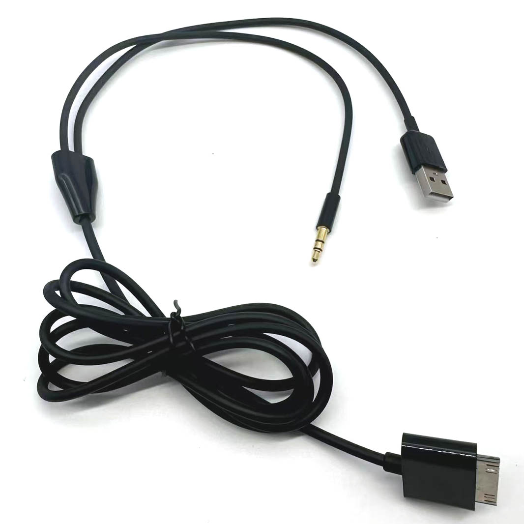 1pcs 30Pin to 3.5mm Car AUX Au - Audio Jumper Wire ulasan dan harga