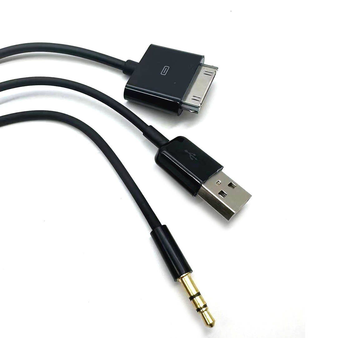 1pcs 30Pin to 3.5mm Car AUX Au - Audio Jumper Wire ulasan dan harga